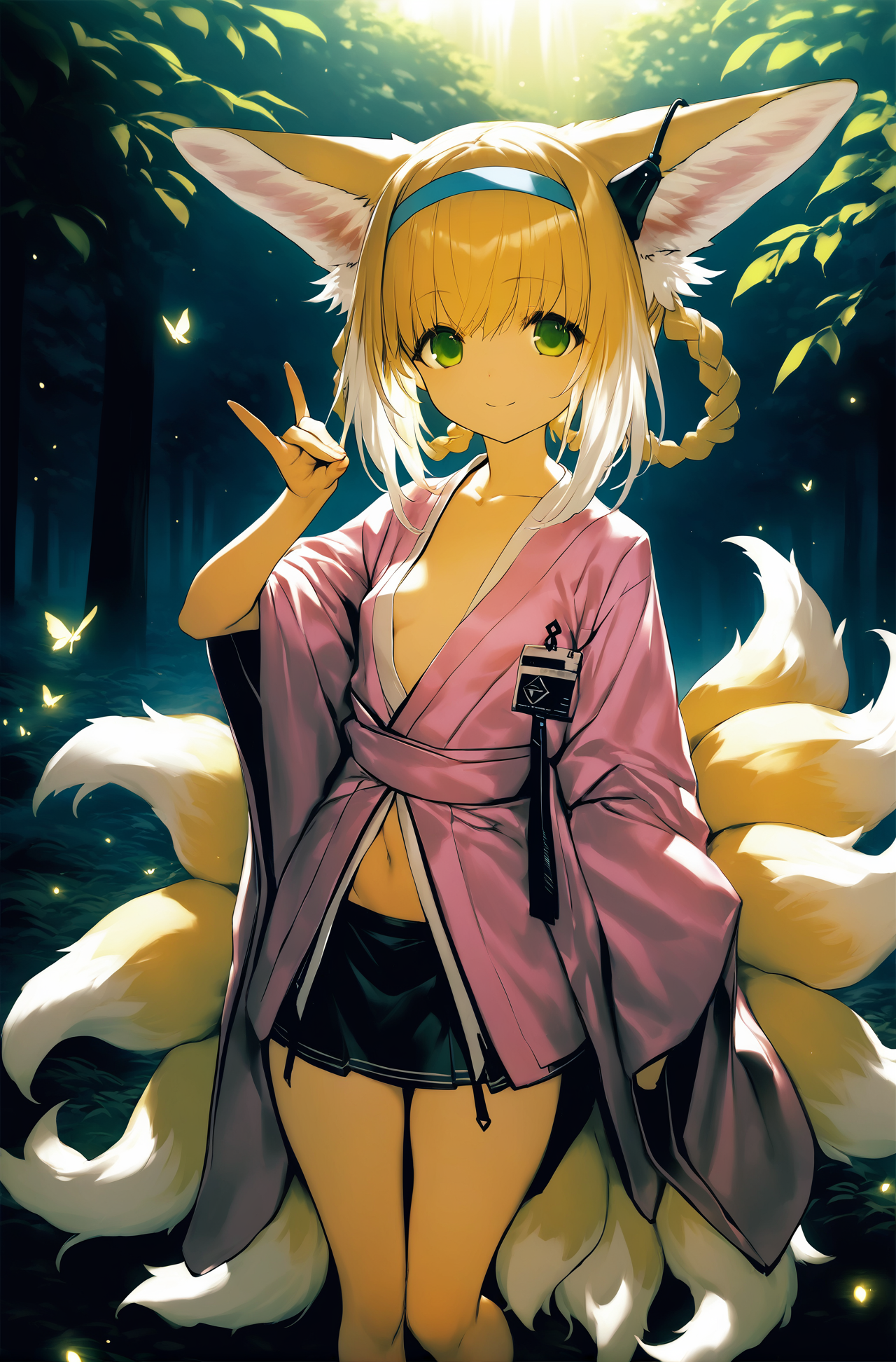 191761-1757541923-(by garuku_0.6),_1girl,_suzuran _(arknights_), arknights, green eyes, animal ear fluff, blonde hair, hairband, braided hair ring.png